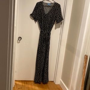 CeCe Black Floral Jumper/Pantsuit. I dunno…